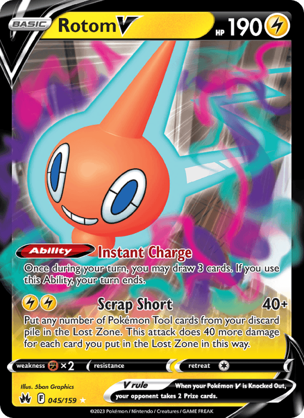 Rotom V - Crown Zenith 045/159