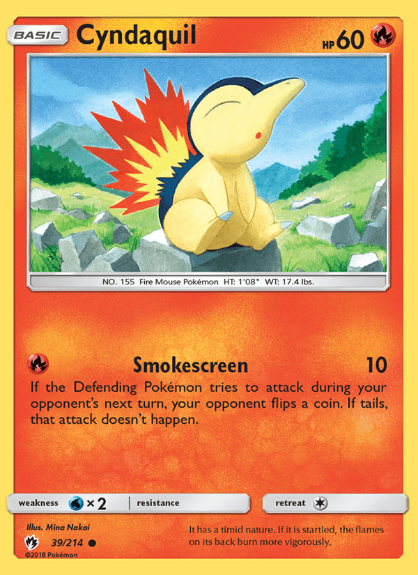 Cyndaquil - Lost Thunder 039/214