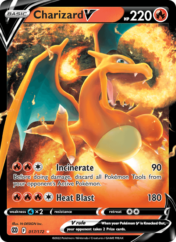 Charizard V - Brilliant Stars 017/172
