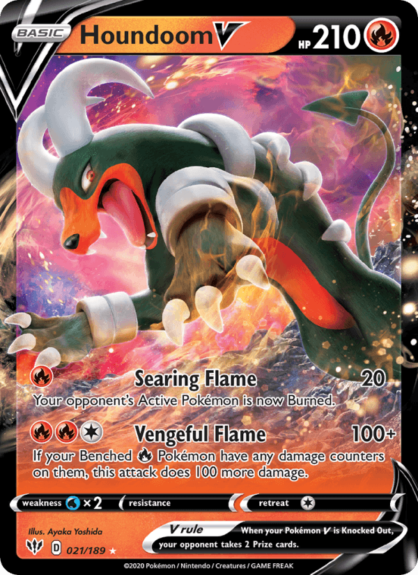 Houndoom V - Darkness Ablaze 021/189