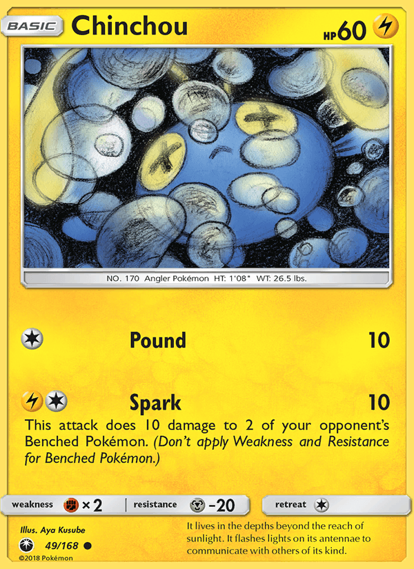 Chinchou - Celestial Storm 049/168