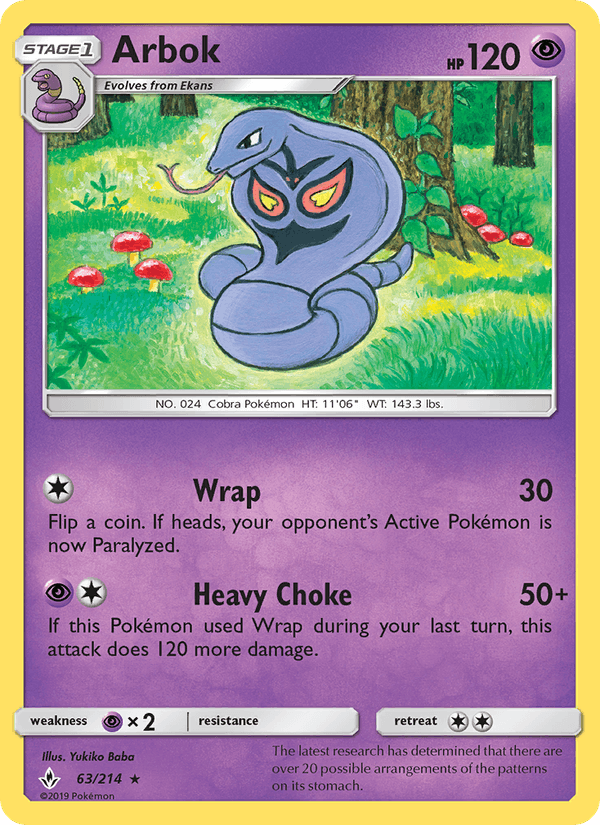 Arbok - Unbroken Bonds 063/214