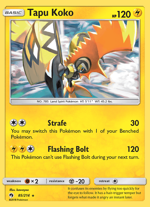 Tapu Koko - Lost Thunder 085/214