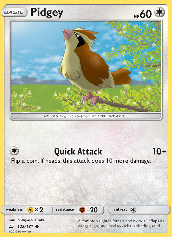 Pidgey - Team Up 122/181