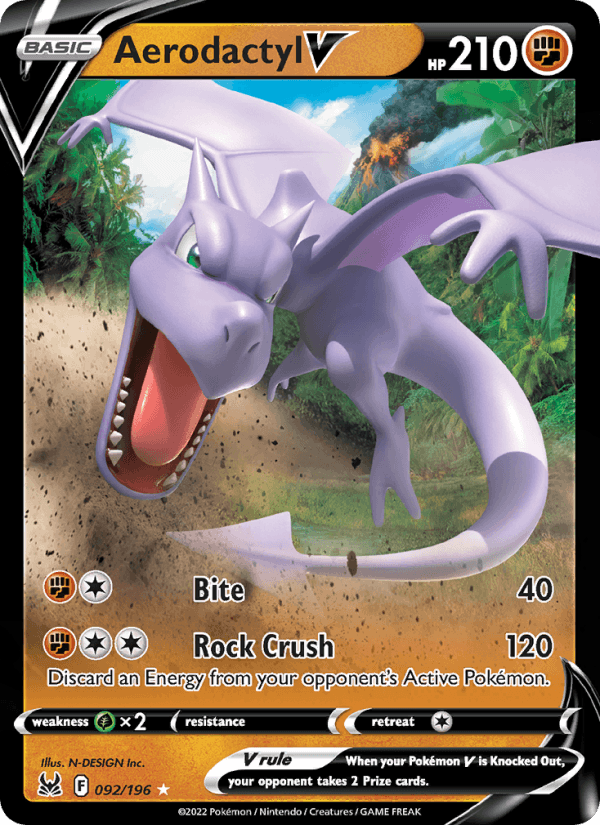 Aerodactyl V - Lost Origin 092/196
