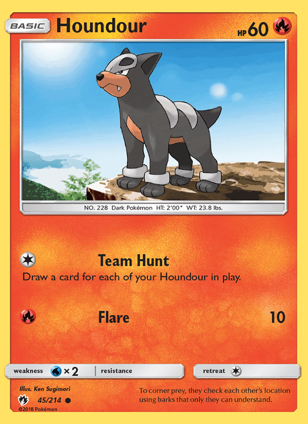 Houndour - Lost Thunder 045/214