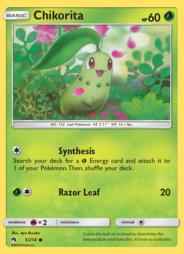 Chikorita - Lost Thunder 005/214