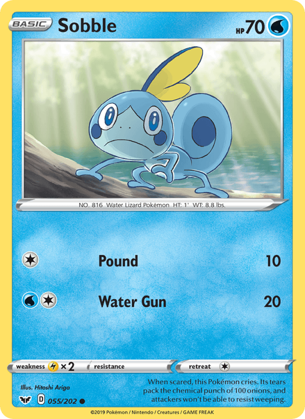 Sobble - Sword & Shield 055/202