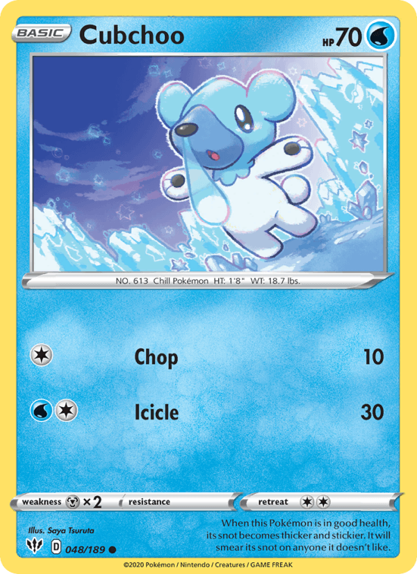 Cubchoo - Darkness Ablaze 048/189