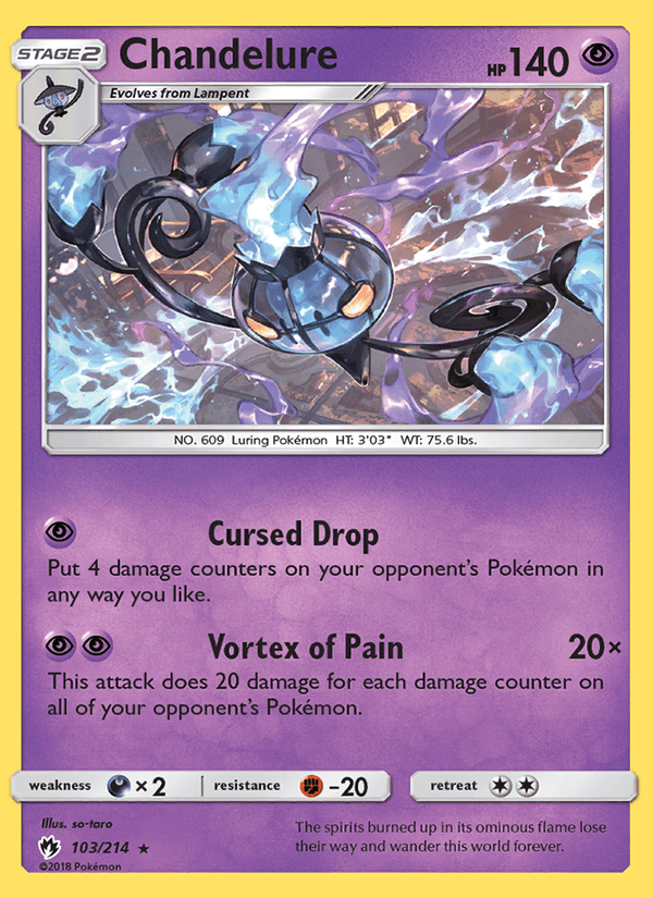 Chandelure - Lost Thunder 103/214