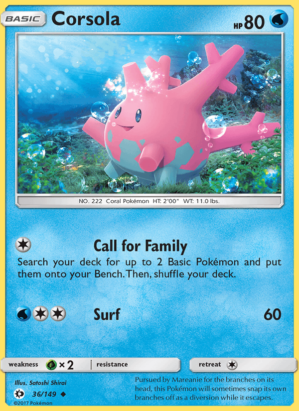 Corsola - Sun & Moon 036/149