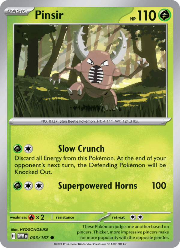 Pinsir - Twilight Masquerade 003/167
