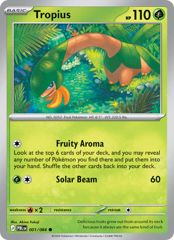 Tropius - Pitch Black 001/084