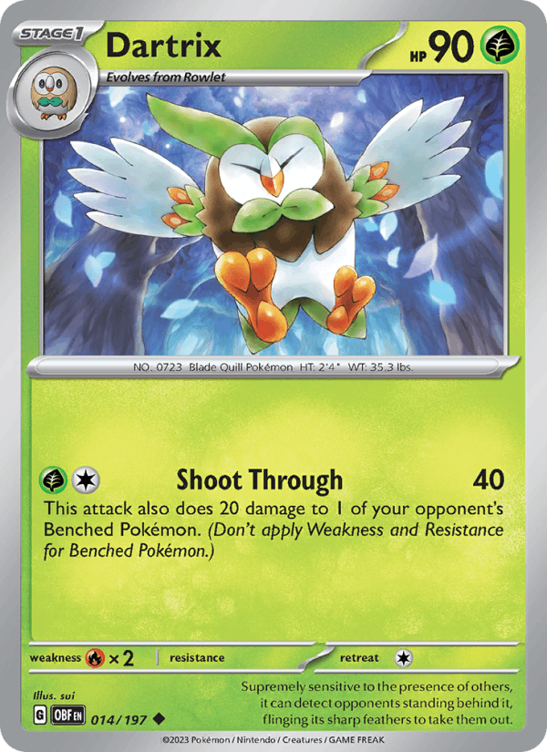 Dartrix - Obsidian Flames 014/197