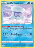 Castform Snowy Form - Chilling Reign 034/198