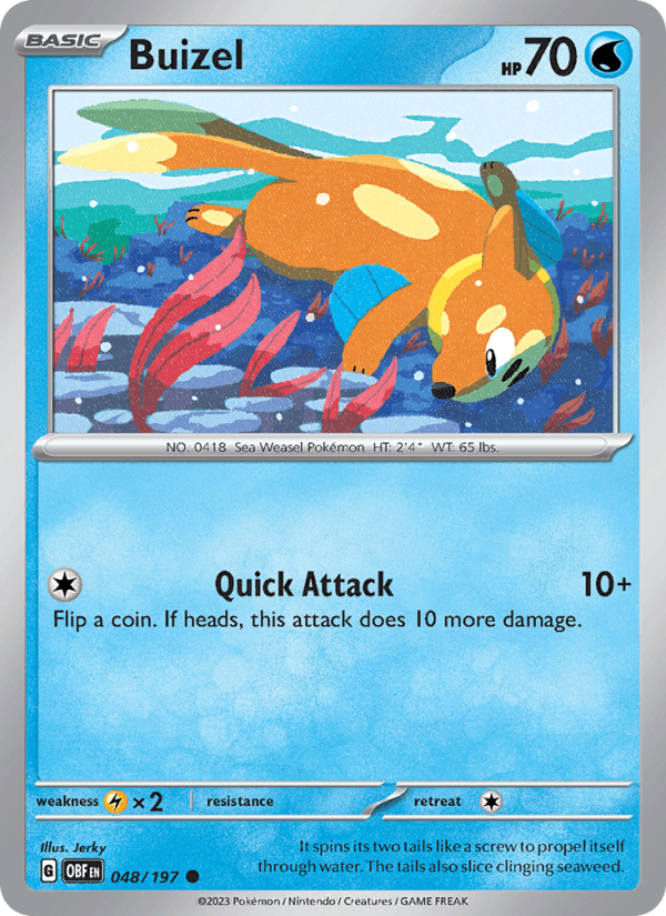 Buizel - Obsidian Flames 048/197
