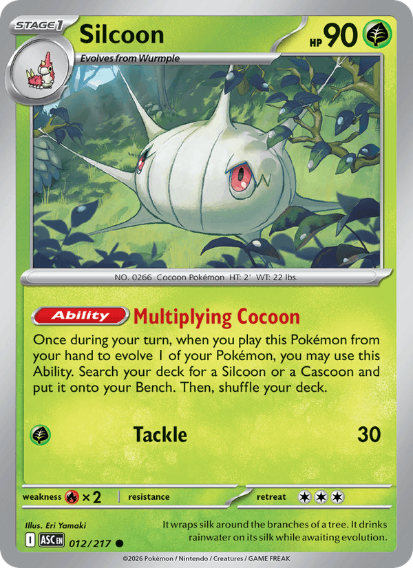 Silcoon - Ascended Heroes 012/217