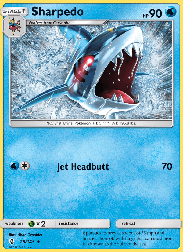 Sharpedo - Guardians Rising 028/145