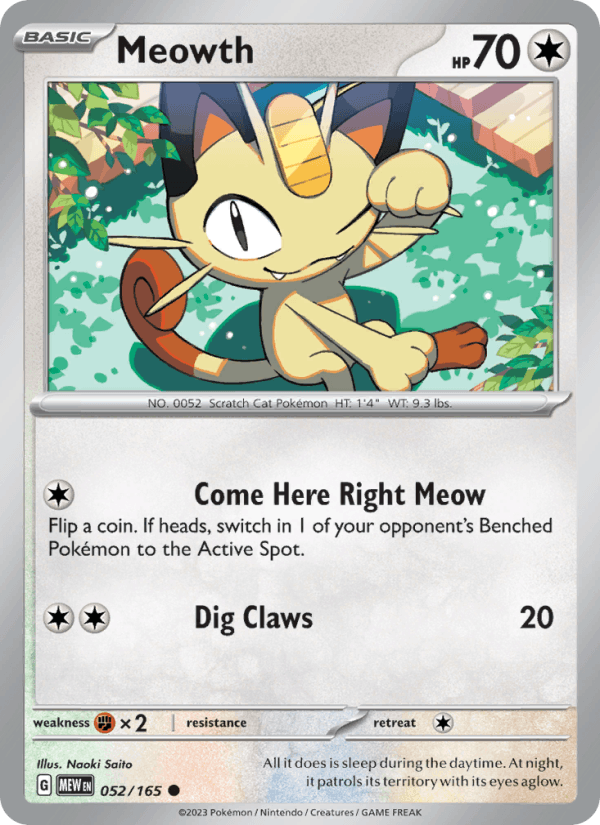Meowth - 151 052/165