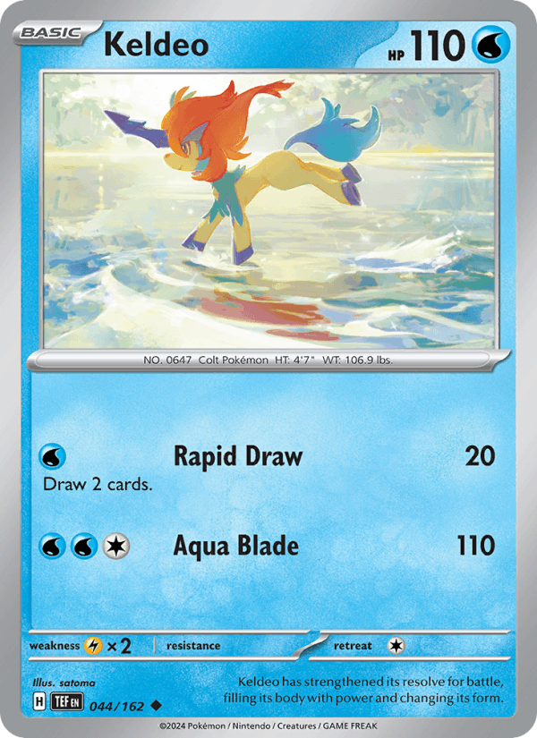 Keldeo - Temporal Forces 044/162