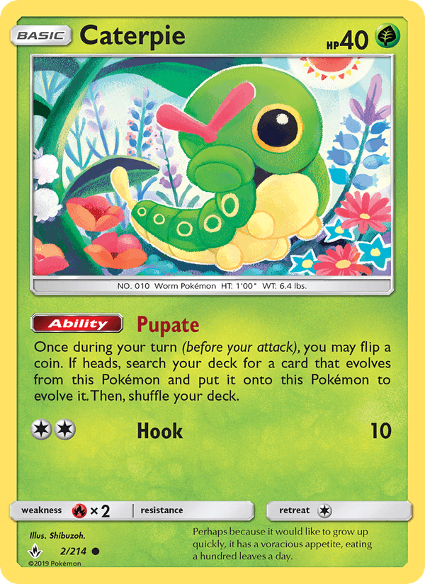 Caterpie - Unbroken Bonds 002/214