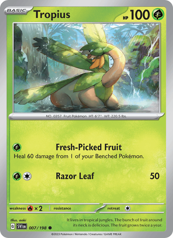 Tropius - Scarlet & Violet 007/198