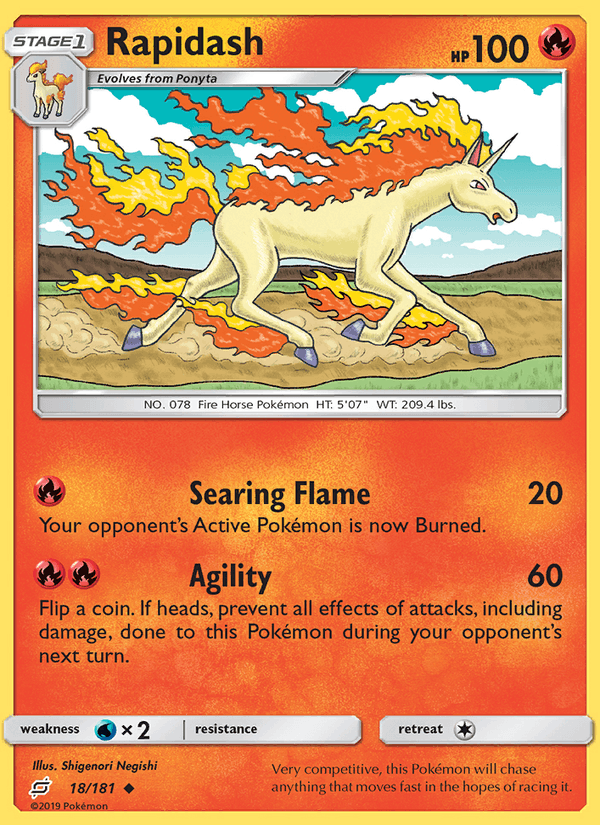 Rapidash - Team Up 018/181