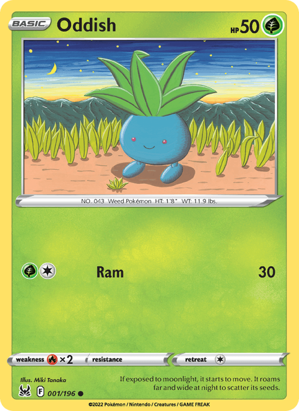 Oddish - Lost Origin 001/196