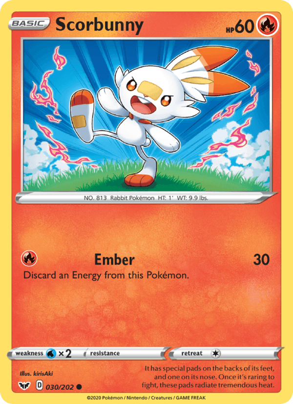 Scorbunny - Sword & Shield 030/202