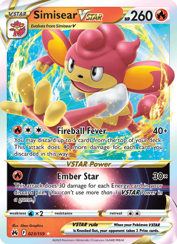 Simisear VSTAR - Crown Zenith 023/159