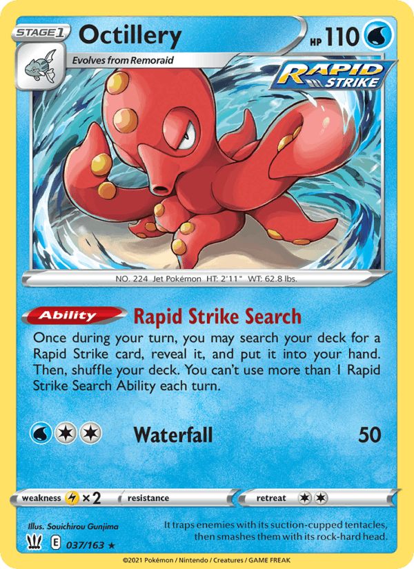 Octillery - Battle Styles 037/163