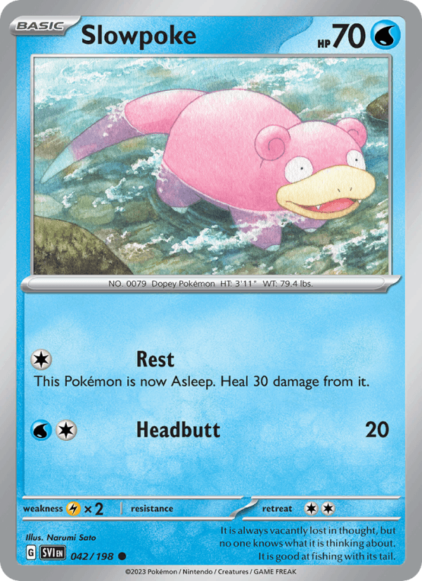 Slowpoke - Scarlet & Violet 042/198