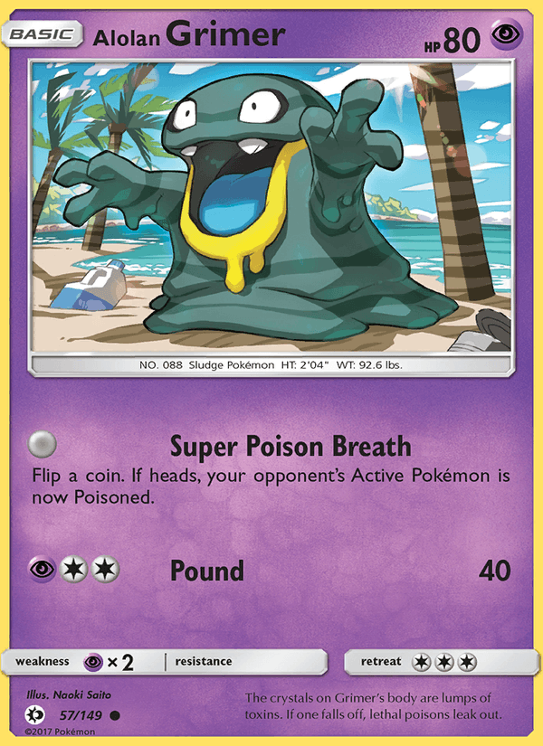 Alolan Grimer - Sun & Moon 057/149