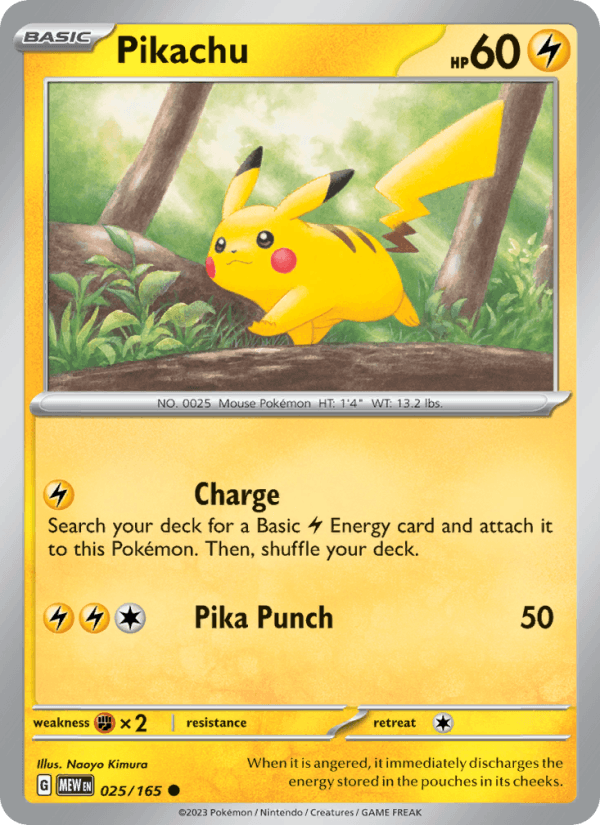 Pikachu - 151 025/165