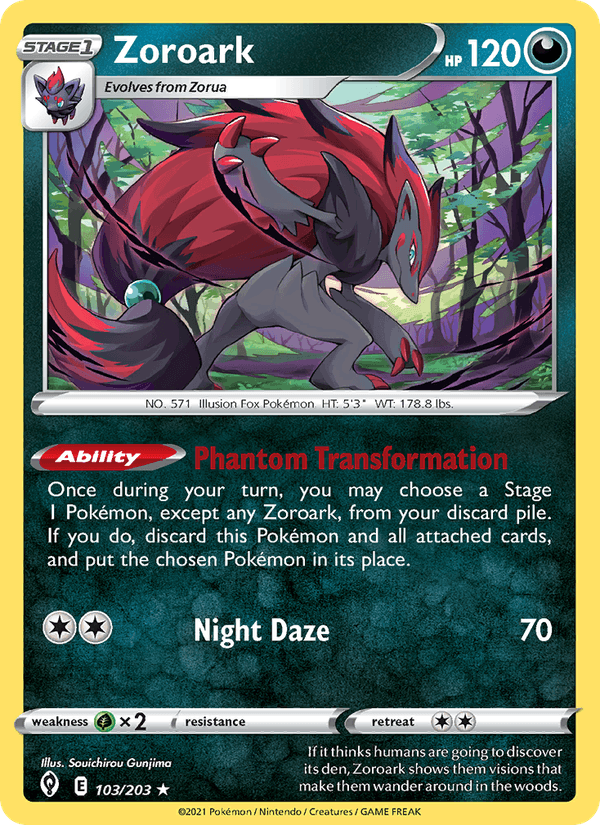 Zoroark - Evolving Skies 103/203
