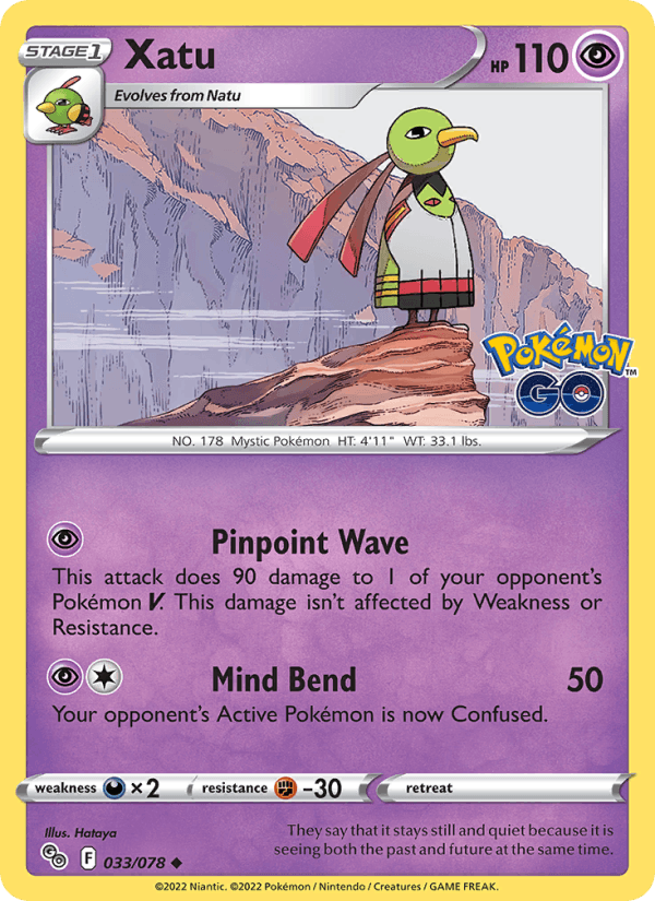 Xatu - Pokémon GO 033/078