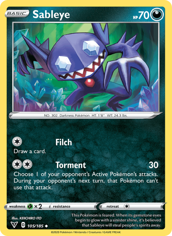 Sableye - Vivid Voltage 105/185