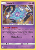Unown - Lost Thunder 092/214
