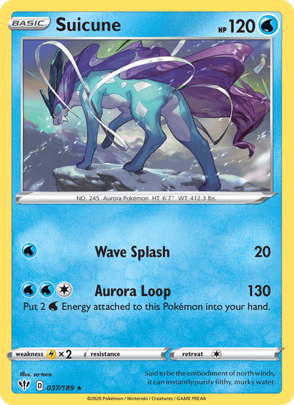 Suicune - Darkness Ablaze 037/189