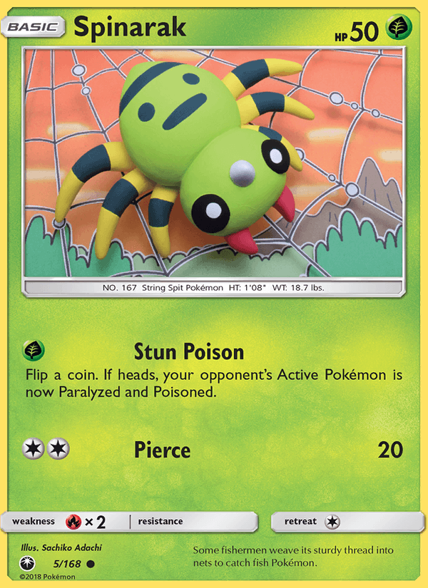 Spinarak - Celestial Storm 005/168