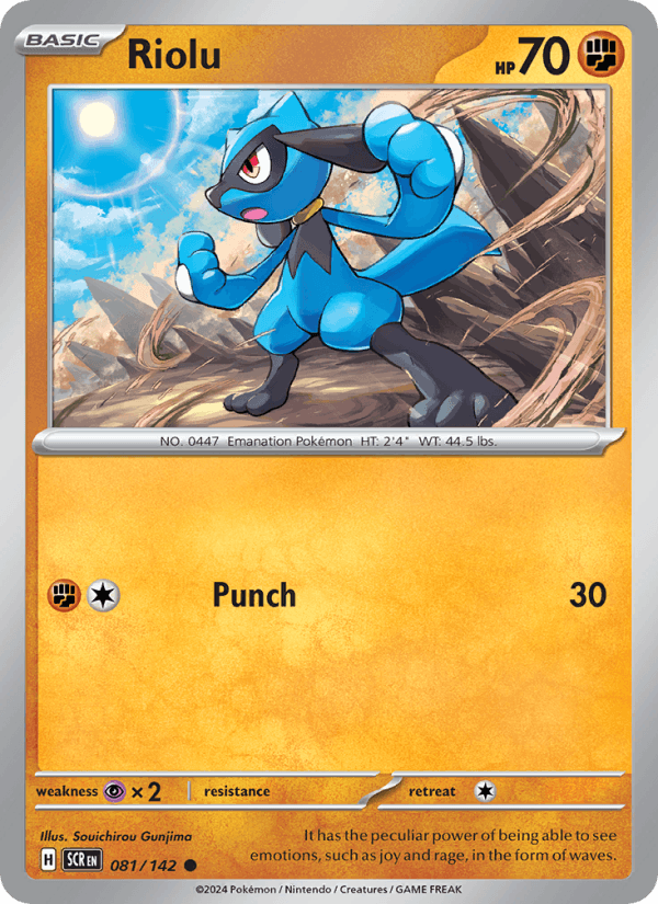 Riolu - Stellar Crown 081/142