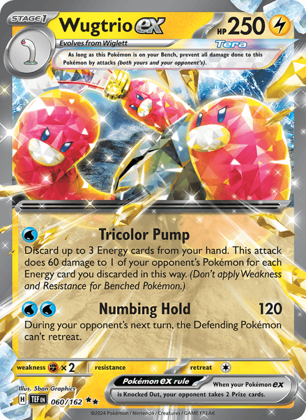 Wugtrio ex - Temporal Forces 060/162