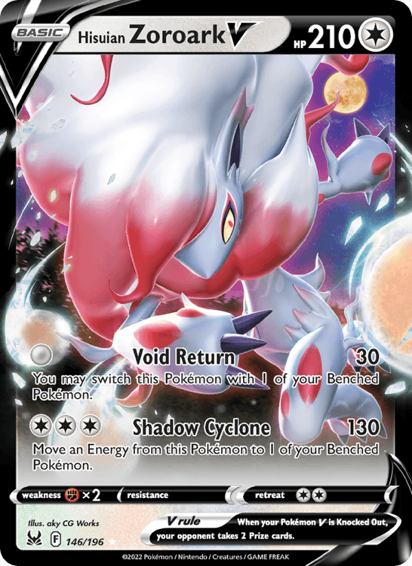 Hisuian Zoroark V - Lost Origin 146/196