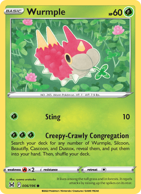 Wurmple - Lost Origin 006/196