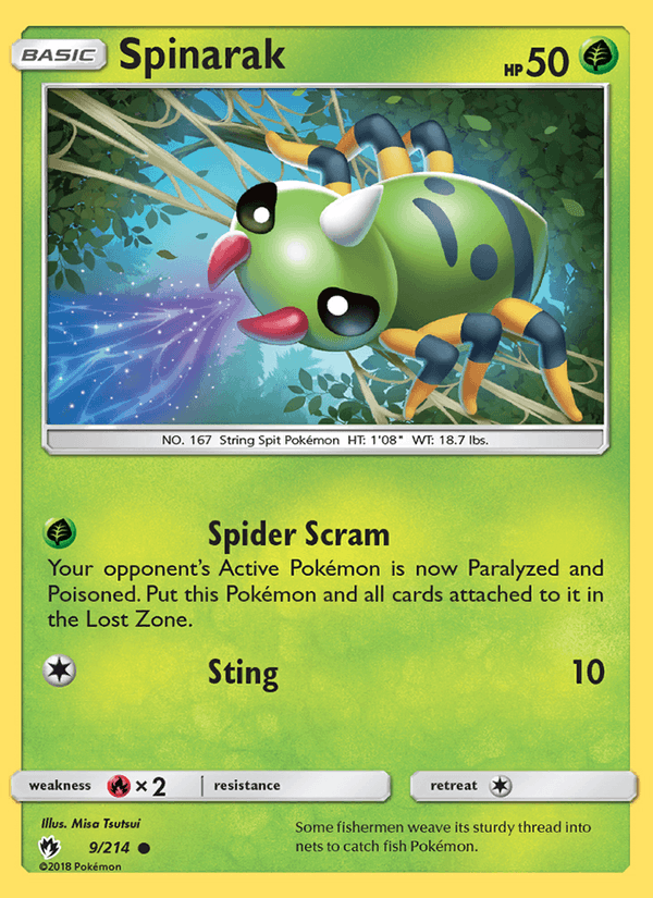 Spinarak - Lost Thunder 009/214