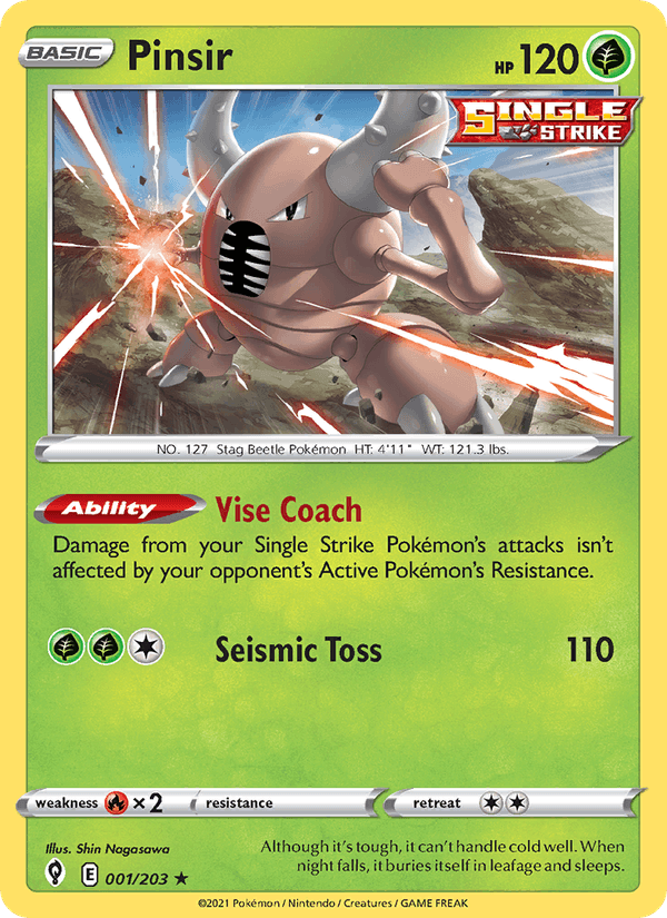 Pinsir - Evolving Skies 001/203