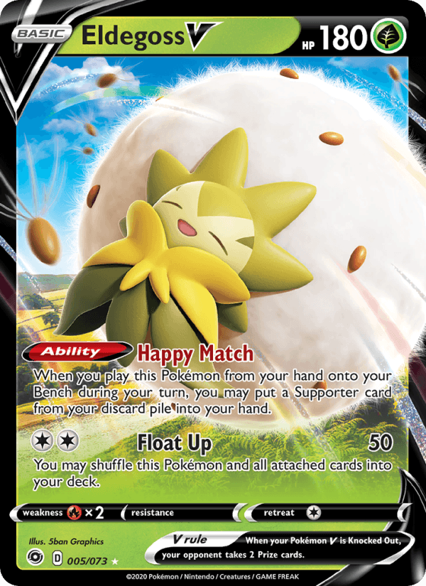 Eldegoss V - Champion's Path 005/073