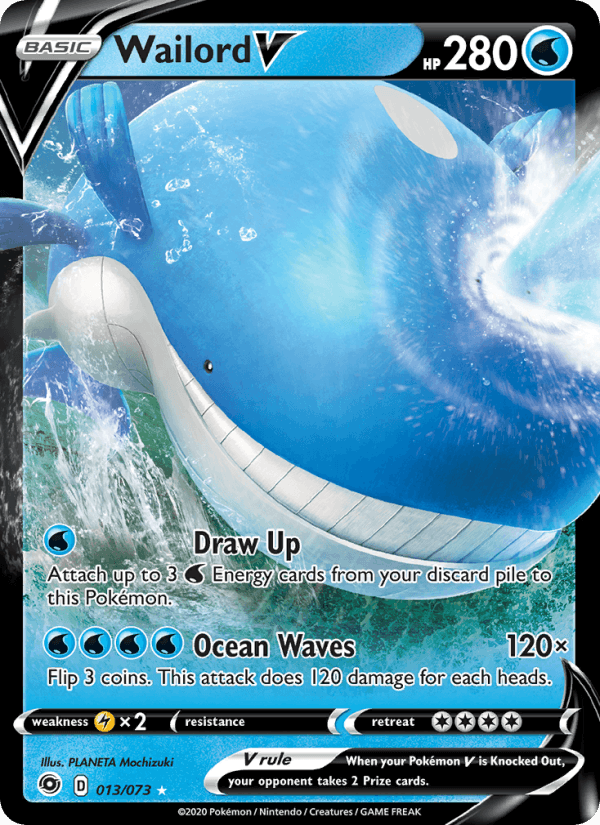 Wailord V - Champion's Path 013/073