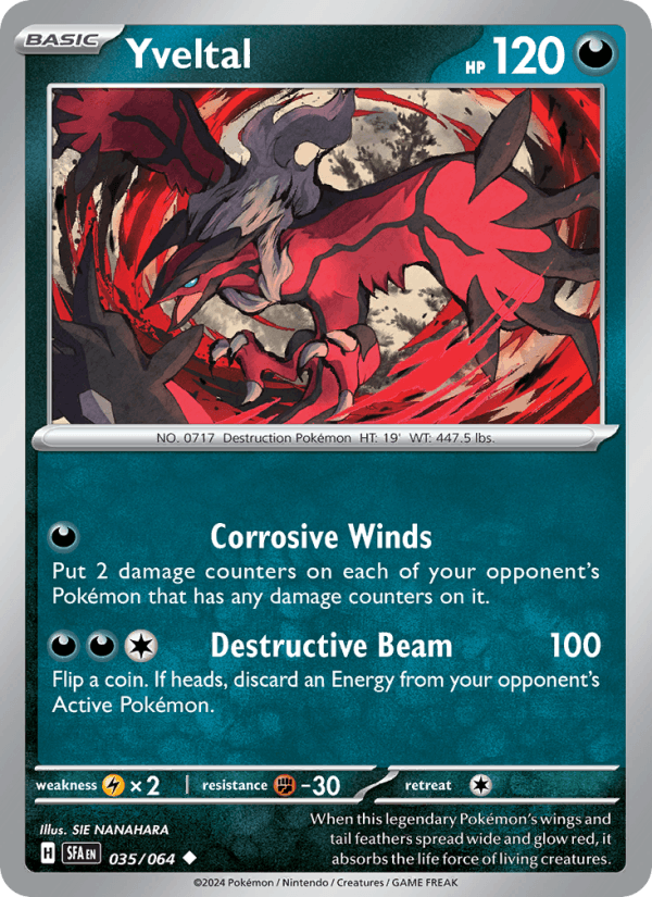 Yveltal - Shrouded Fable 035/064