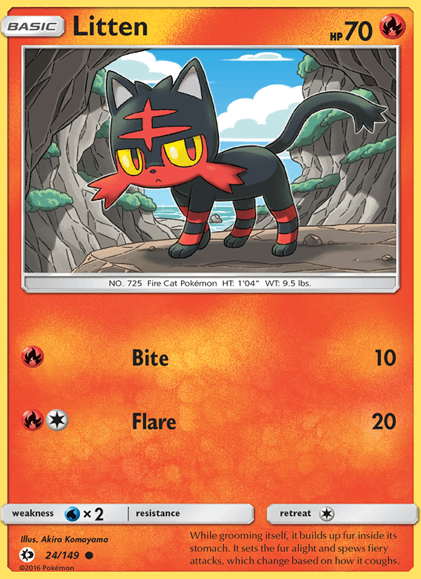 Litten - Sun & Moon 024/149